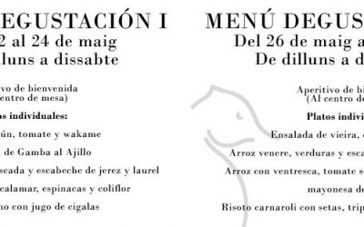 Menú Encontres Gastronòmics de Gloriamar | Año 2014