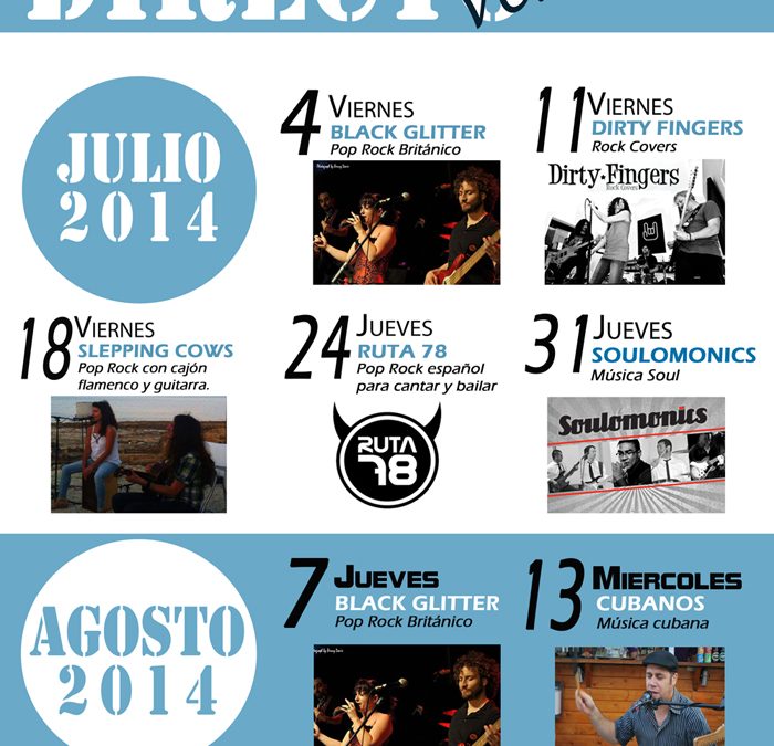 VERANO 2014 CALENDARIO DE ACTUACIONES