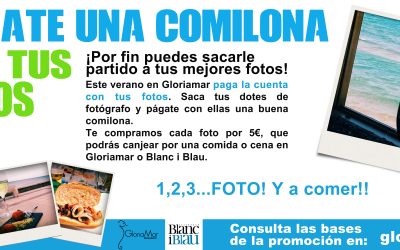Promoción: Paga la cuenta con tus mejores fotos en Gloriamar