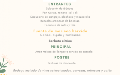 Menú día del padre 2020