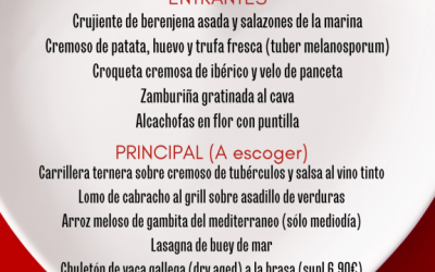 Menú San Valentín 2023