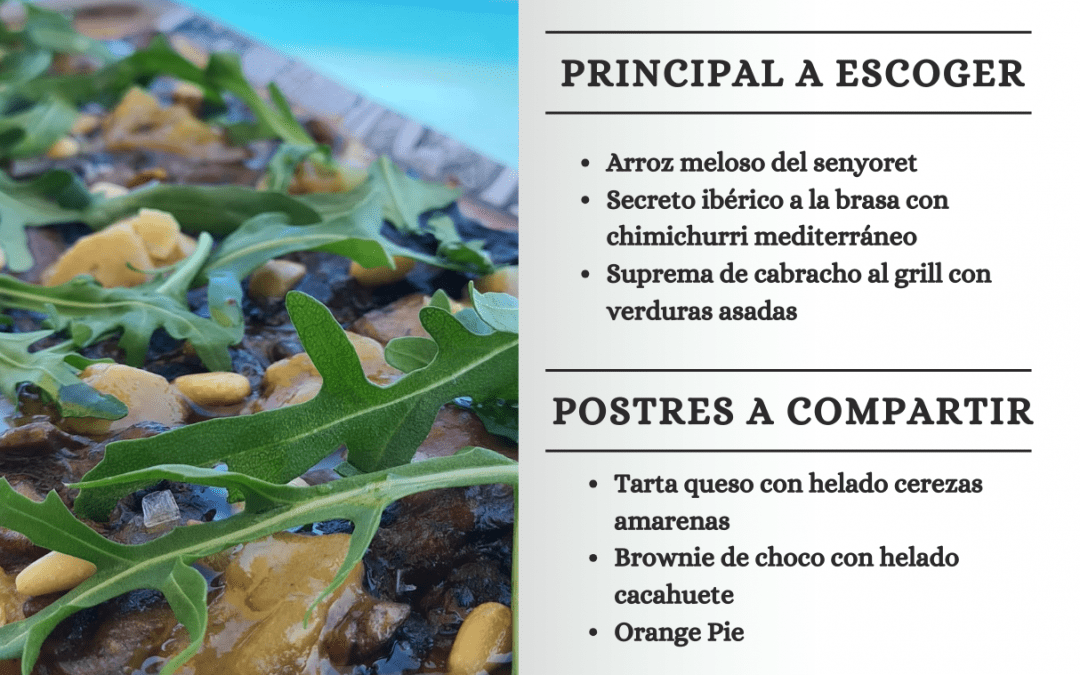 Menú grupos Junio 2024